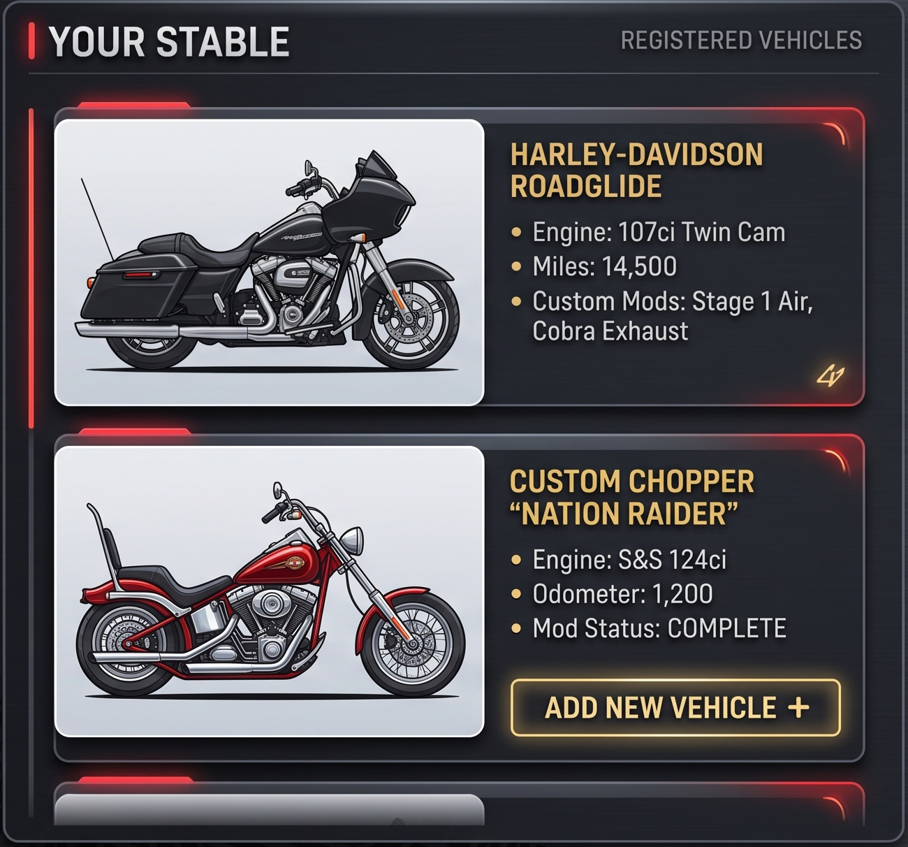 Digital Garage Interface